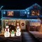 Set of 3 Snowmen with Warm White LED Lights Indoor Outdoor Christmas Decoration Height 48", 42" and 24"